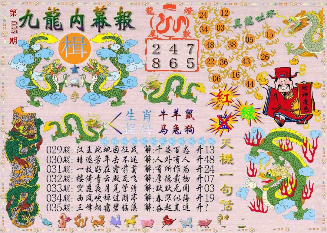 035期九龙内幕报[图]
